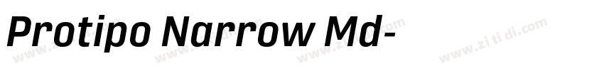 Protipo Narrow Md字体转换 Protipo Narrow Md字体转换
